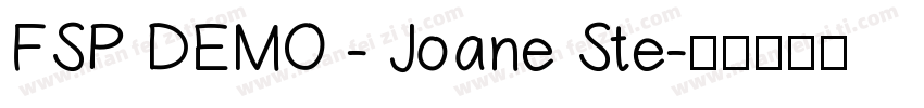 FSP DEMO - Joane Ste字体转换